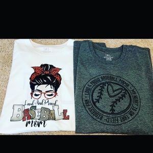 Baseball Mom shirts!